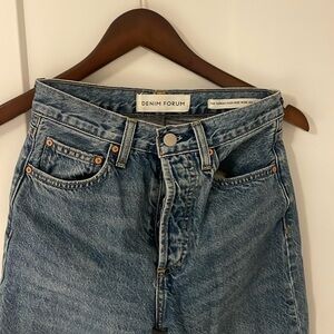 Denim forum farrah high rise wide leg Jean